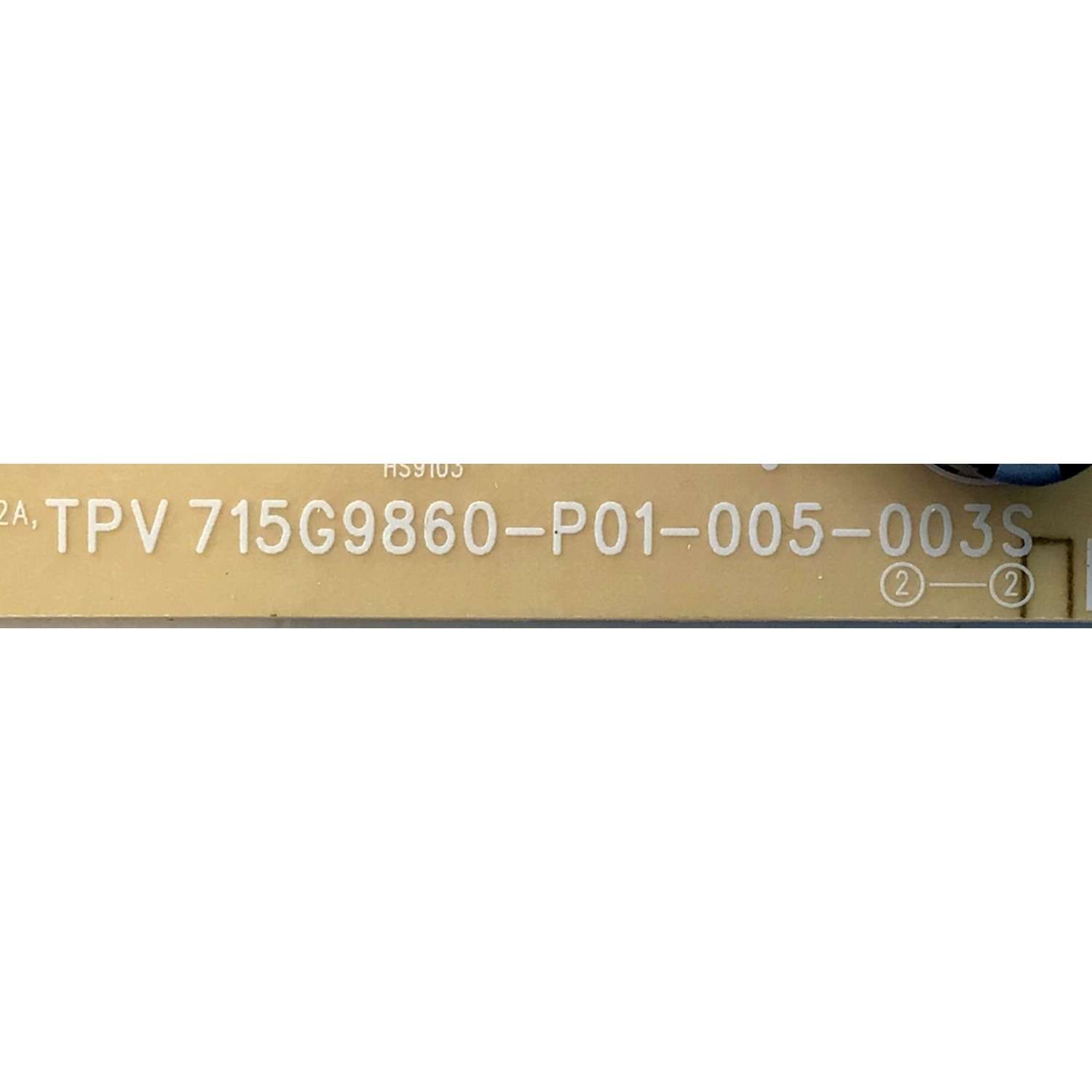 FUENTE DE PODER PARA TV PHILIPS / NUMERO DE PARTE PLTVJJ401XAEE / 715G9860-P01-005-003S / (X)PLTVJJ401XAEE / JJ401XAEE / 5103578P0088 / PANEL TPT580B5-U1T01.D REV:S01AJ / MODELO 58BFL2114 / 58BFL2114/27 - Imagen 3